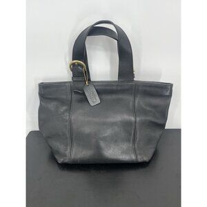 Coach 4133 Vintage Waverly Tote SoHo Black Leather Original Charm